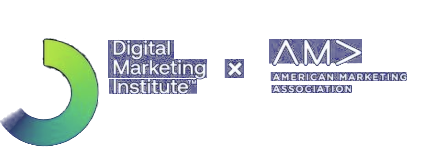Certified by the Digital Marketing Institute and the American Marketing Association